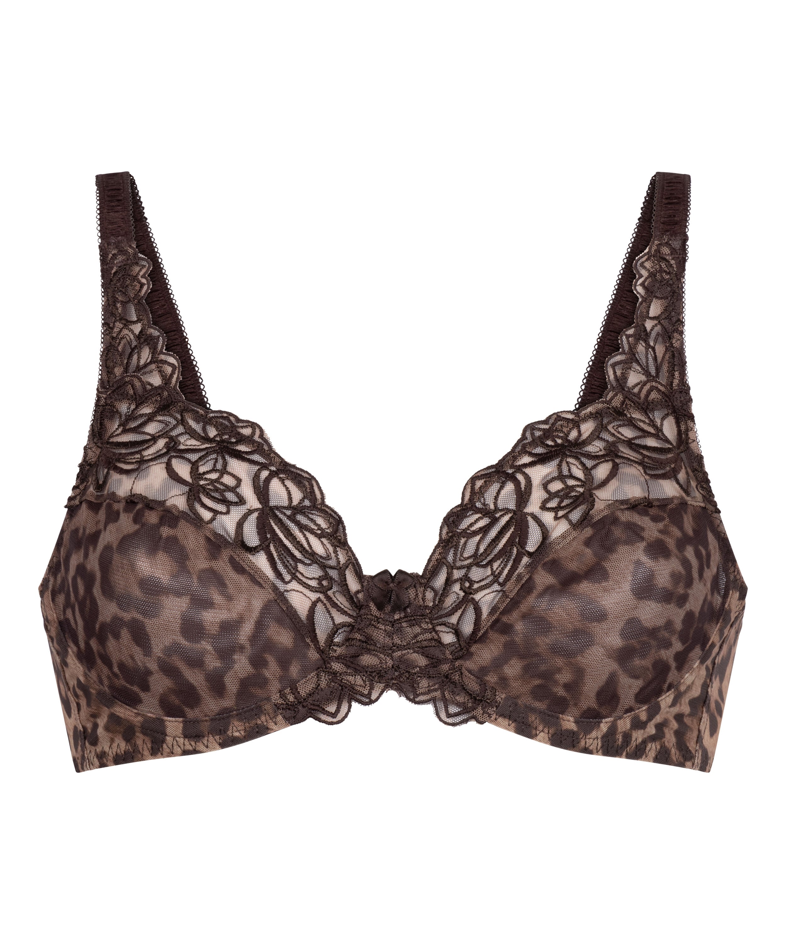 Diva Non-Padded Underwired Bra, Brown