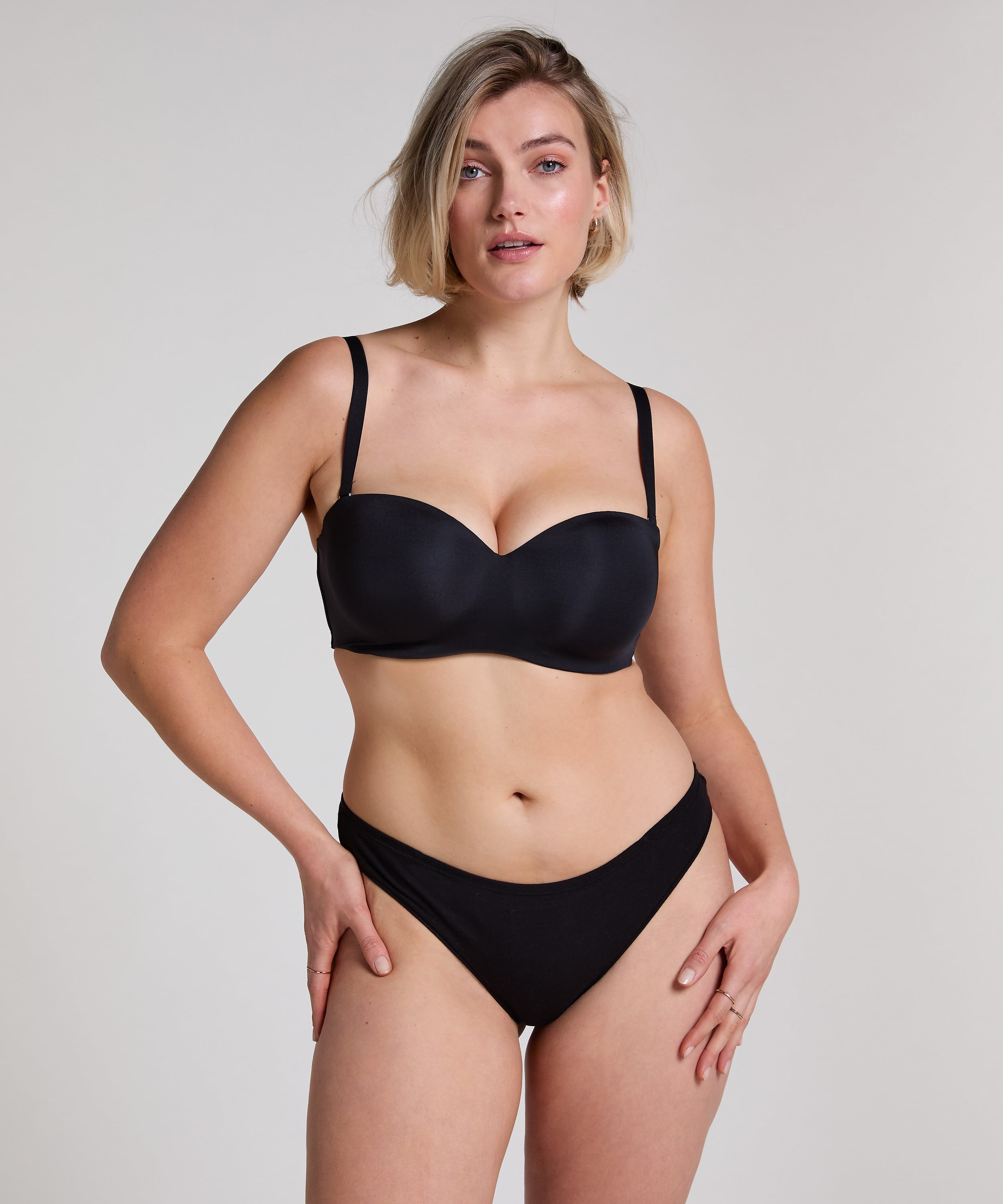 Cotton Kira Thong, Black, main