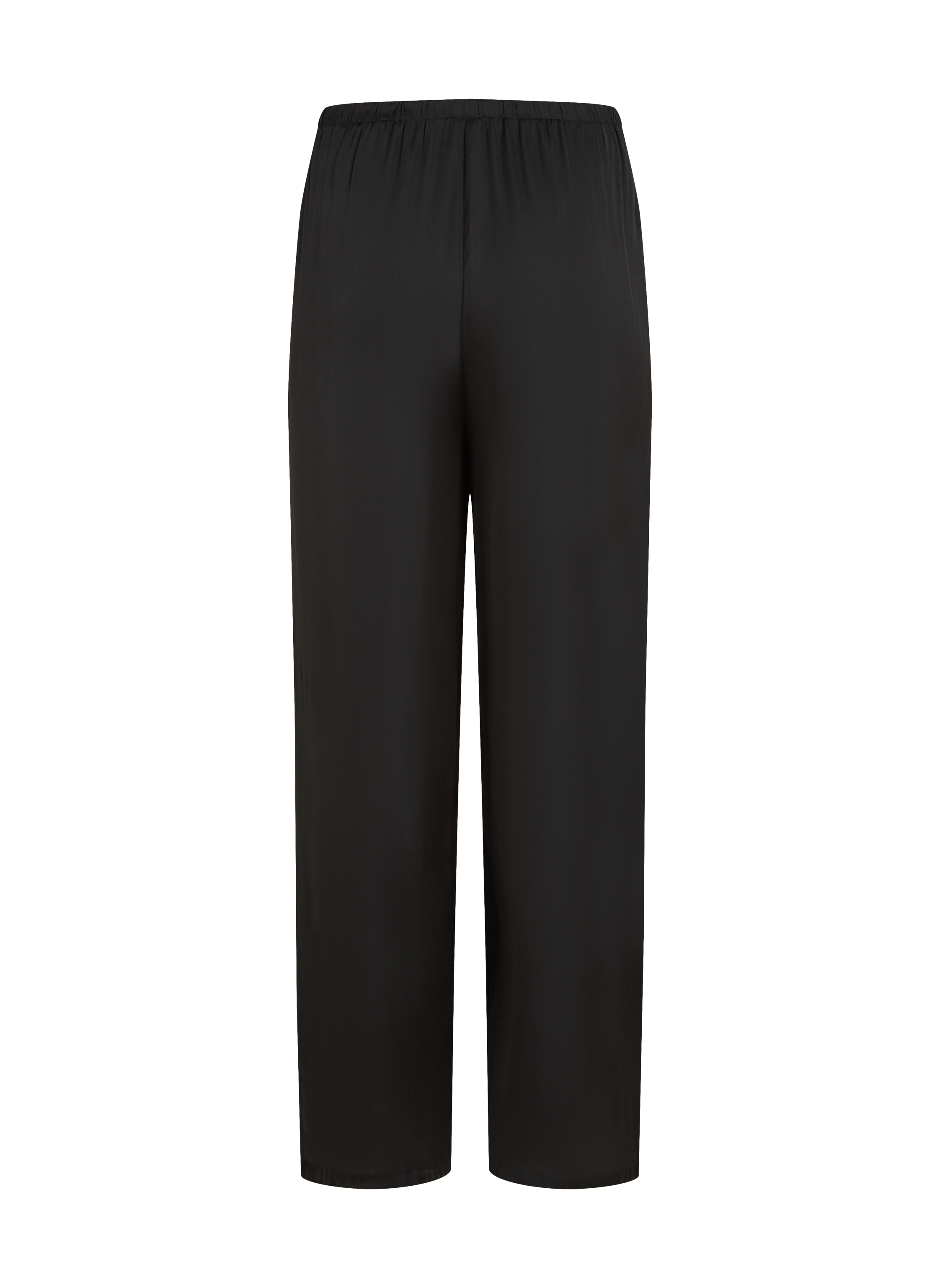 Beach Satin Pant, Black, main