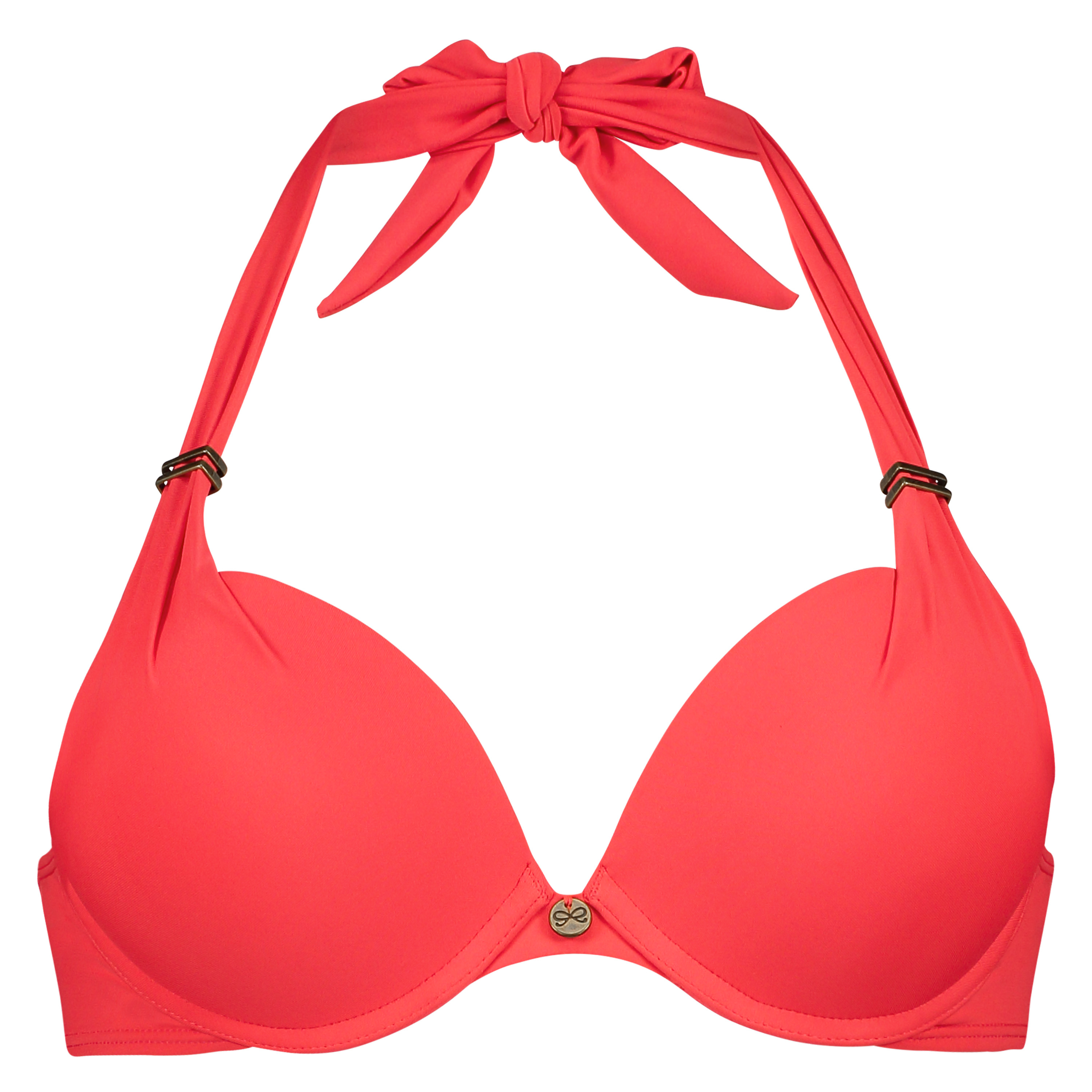 Sunset Dream Padded Push-Up Bikini Top Cup A - E, Red, main
