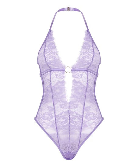 sexy cougar lingerie Purple Stripe Sexy Lingerie - Gothic Lingerie main image 1