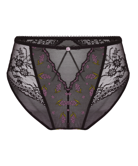High Waisted Slip Iris, Black
