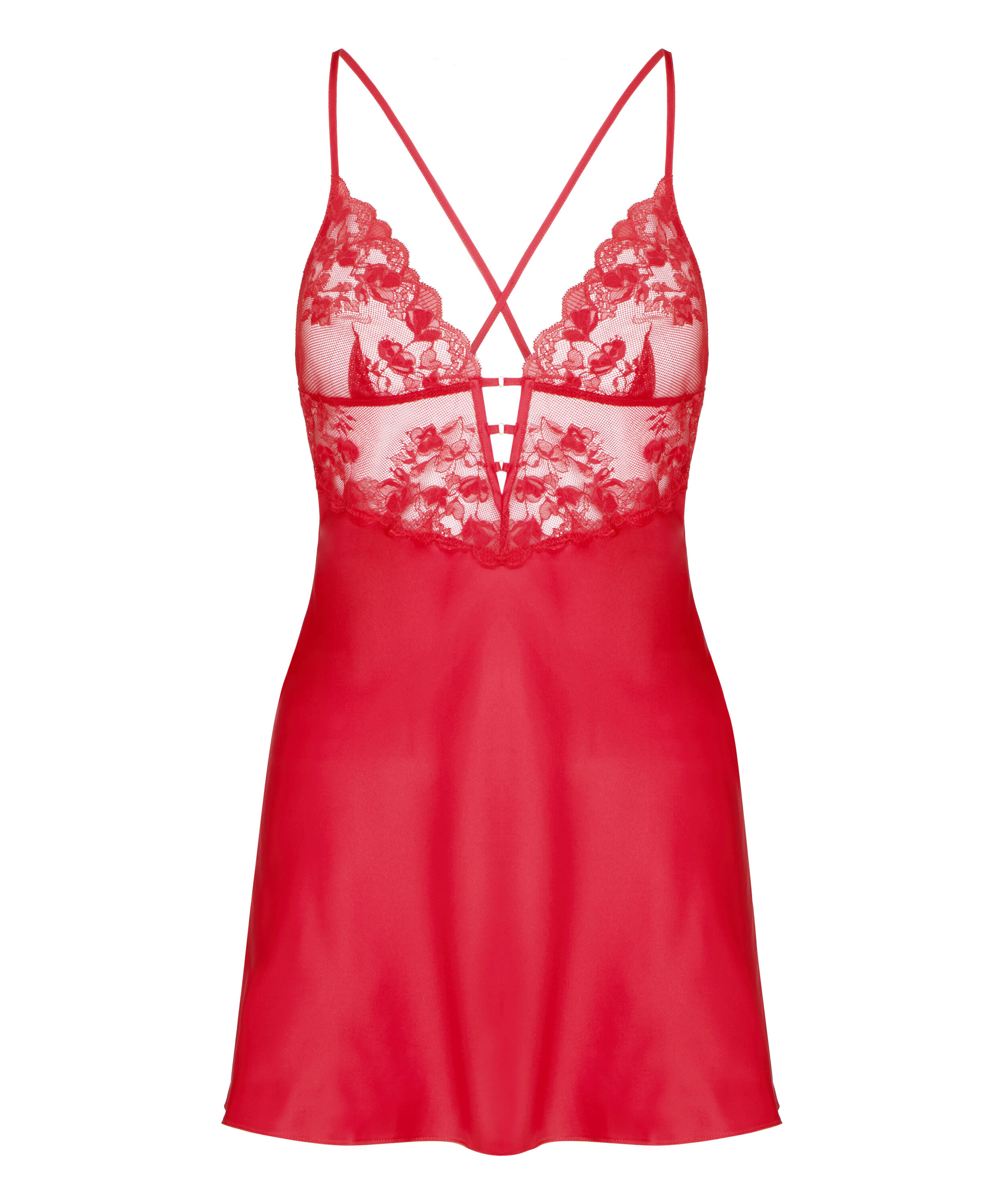 Slipdress Zara, Red