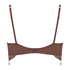 Indigo Non-Padded Underwired Longline Bra, Brown