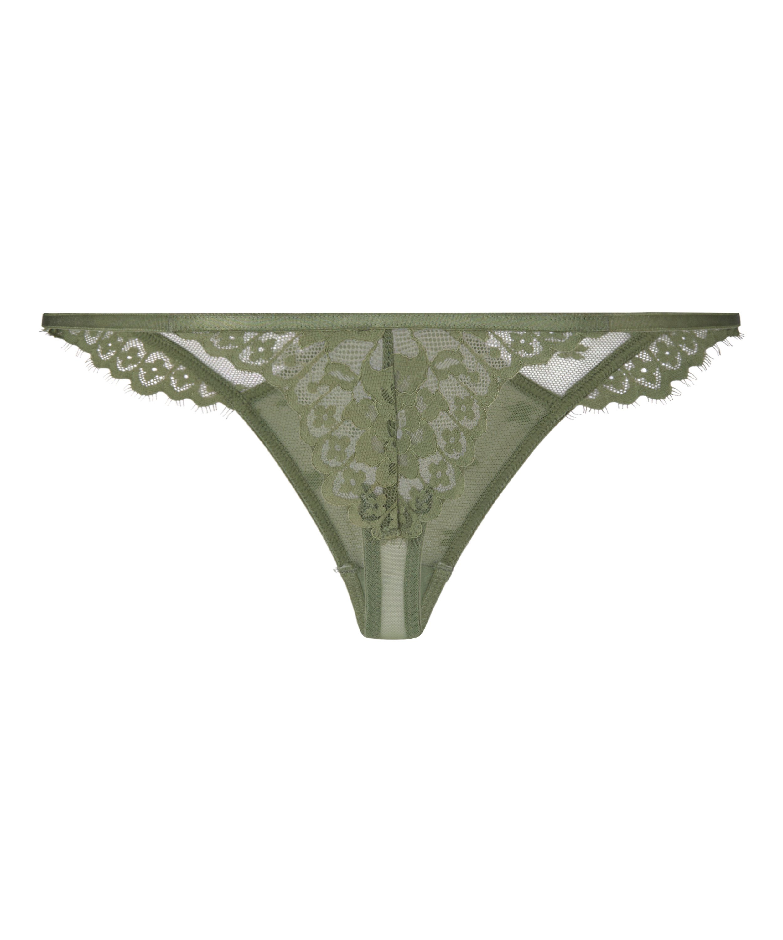 Valora Highleg Thong, Green, main