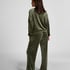 Velours Pyjama Pants, Green