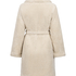 Robe Zip Up Fleece, White