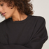 Top Crew Brushed Sweat, Black