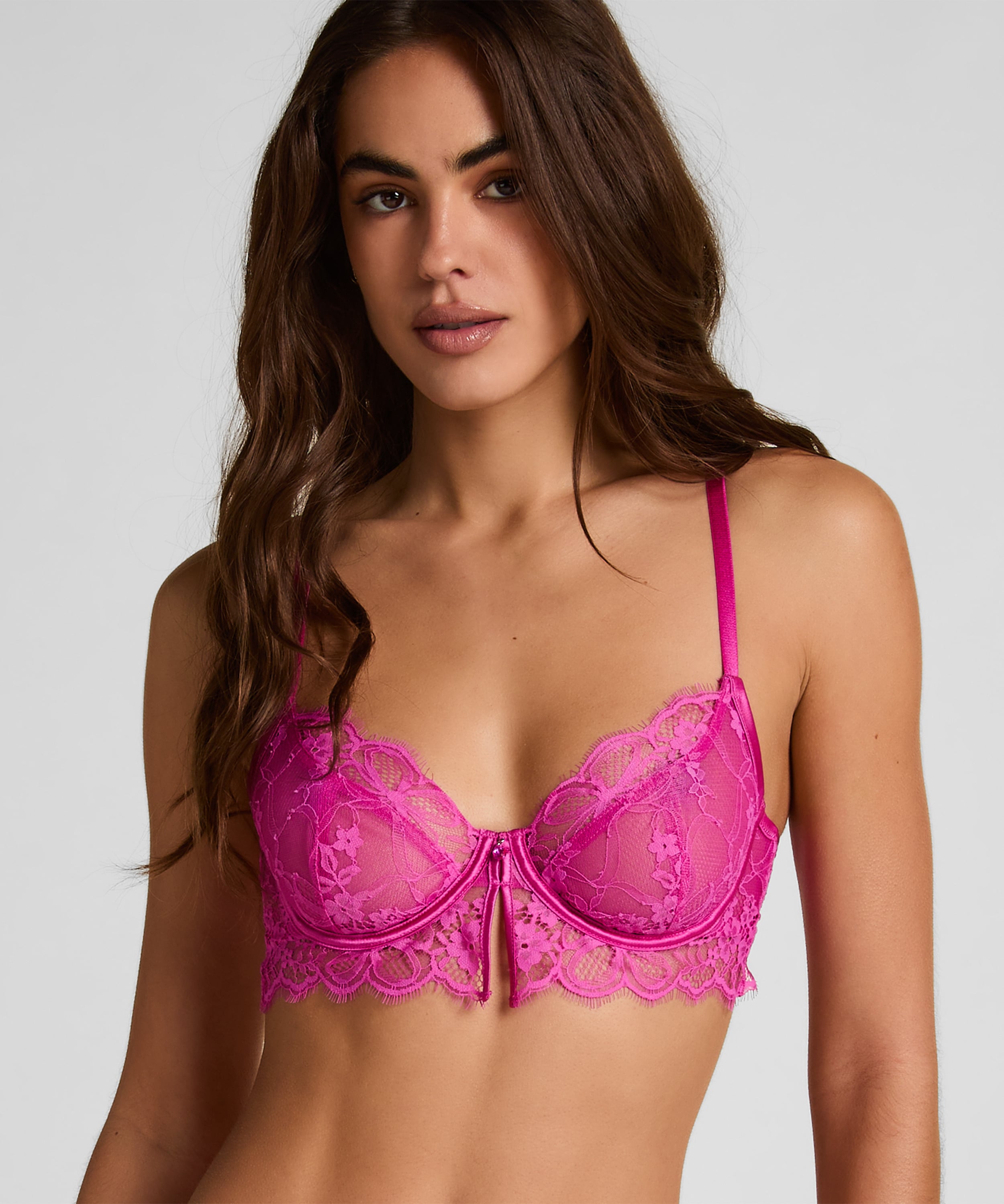 Prina Non-Padded Underwired Bra, Pink, main