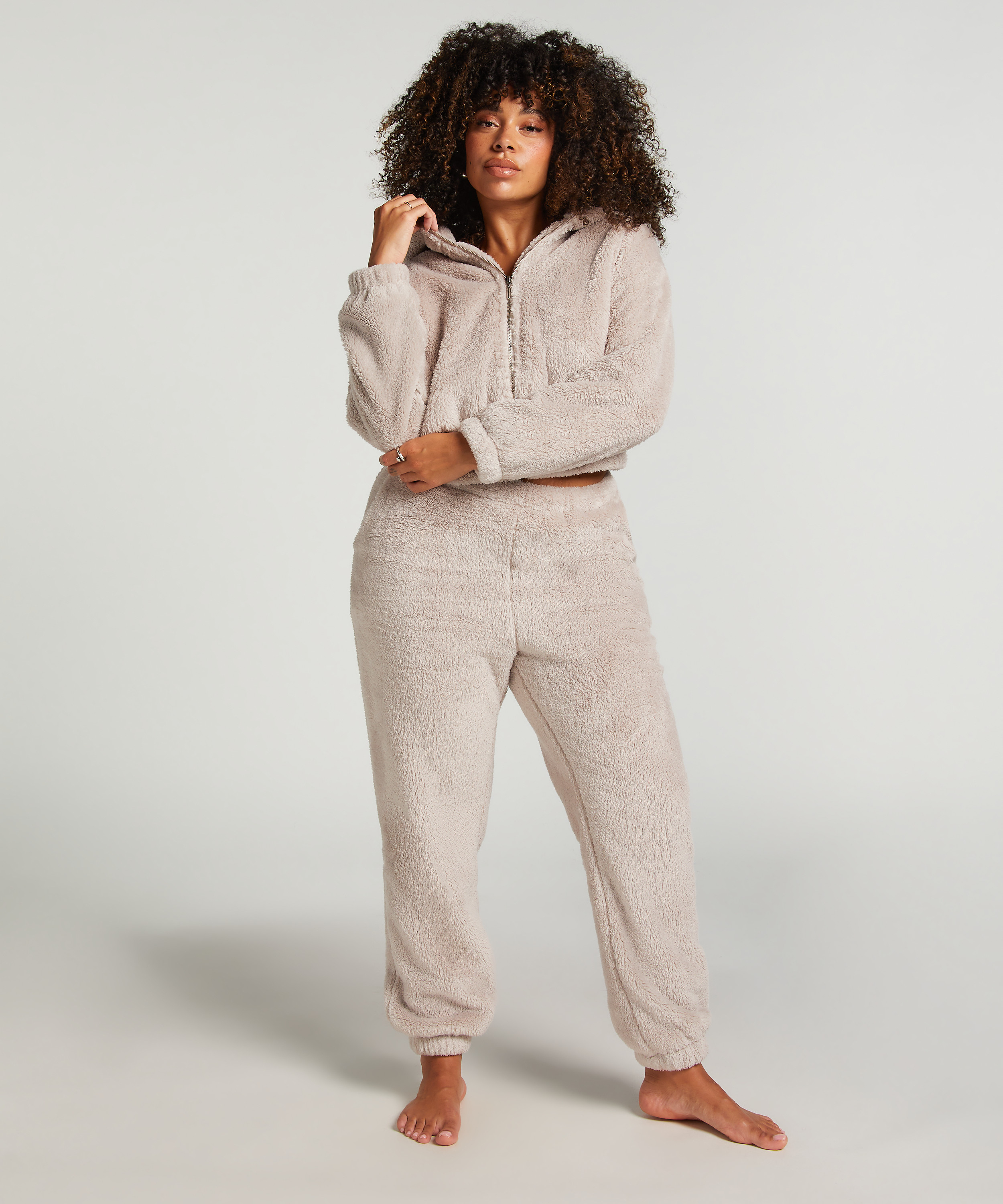 Fleece Top, Gray, main