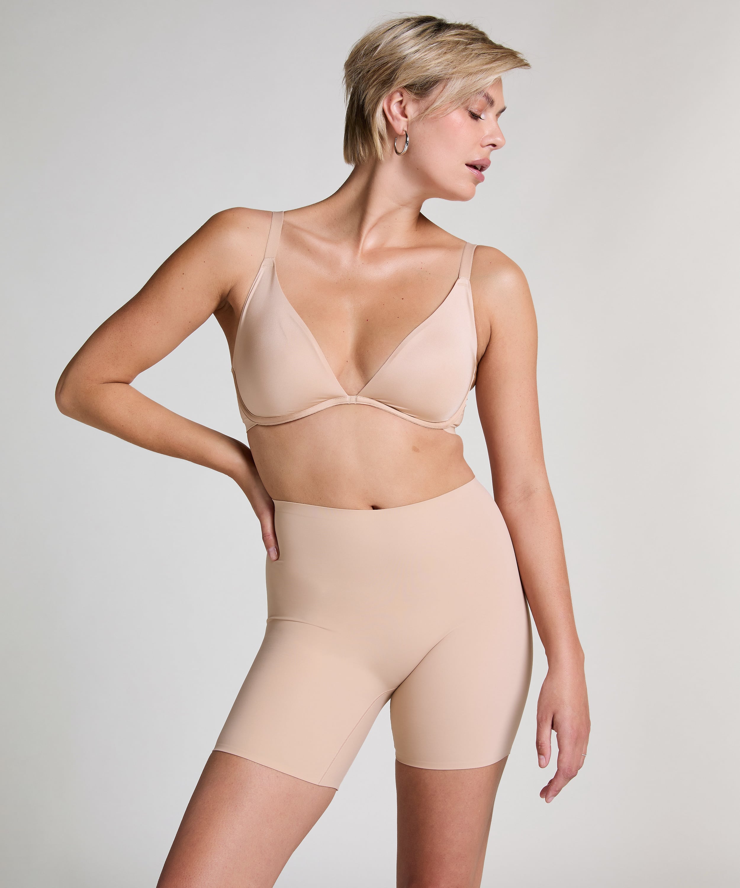 Smooth Short, Beige, main