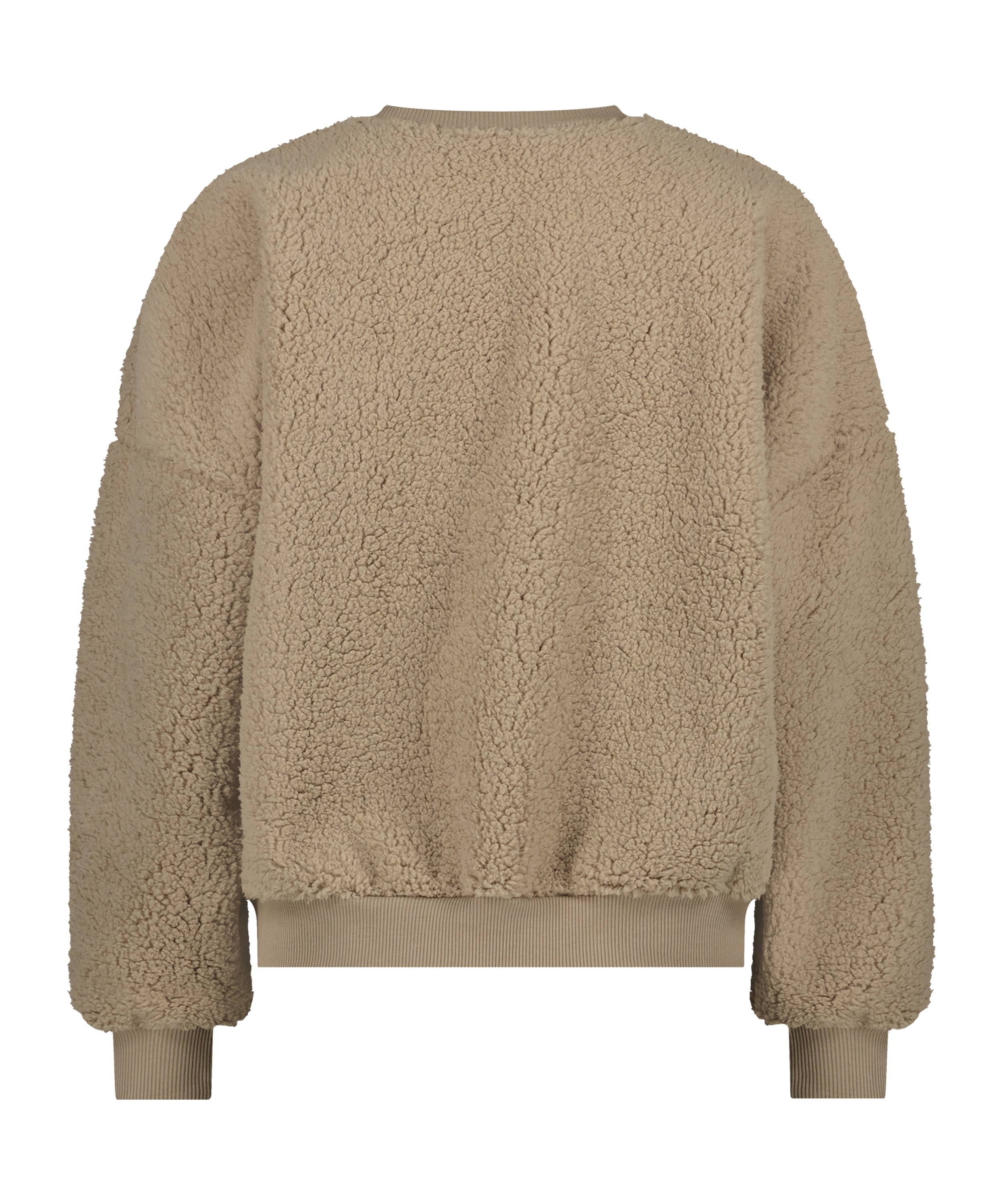 Teddy Fleece Top, Brown, main