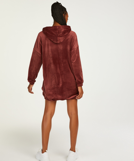 Velvet dress, Brown
