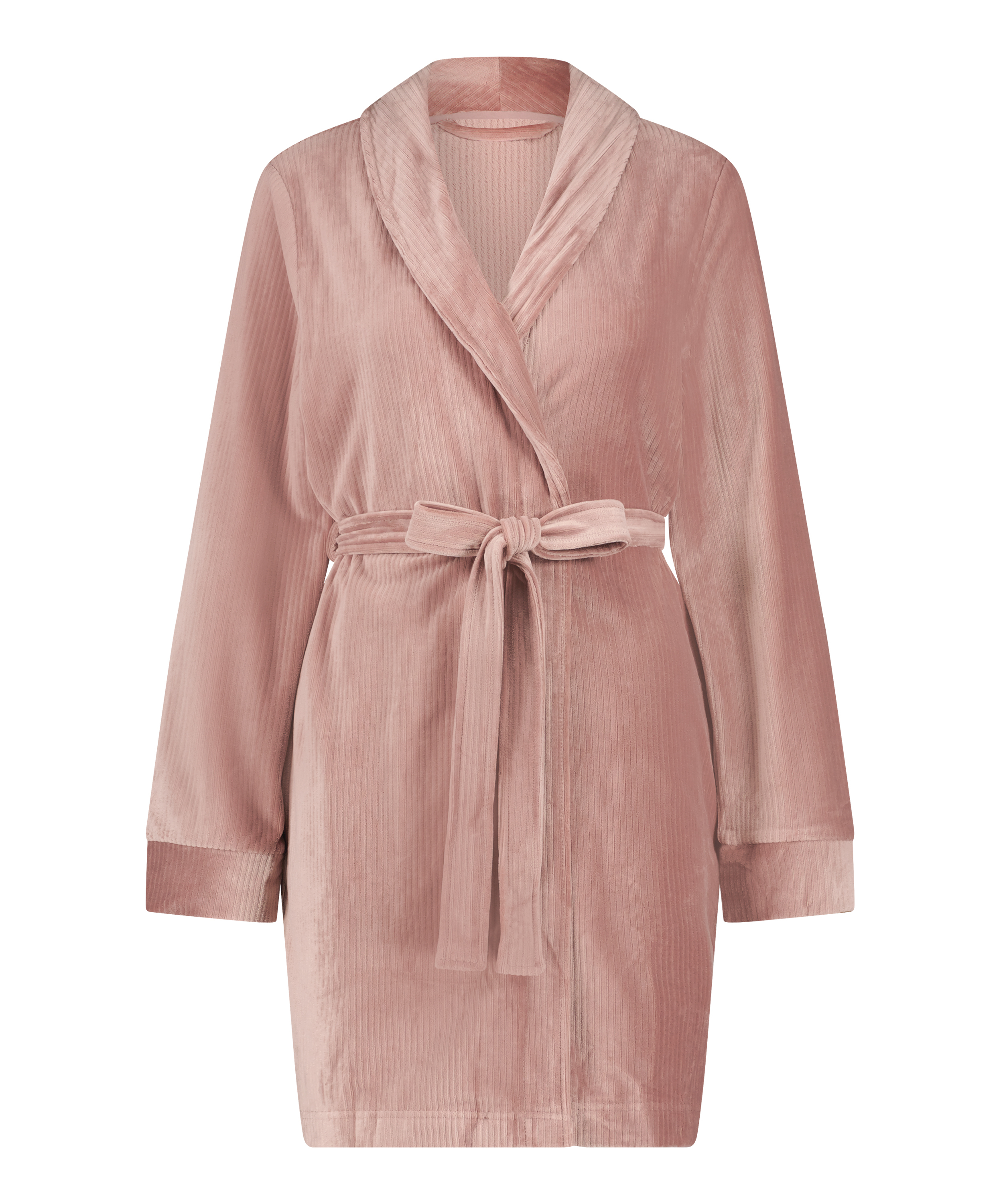 Velvet Bathrobe, Pink, main