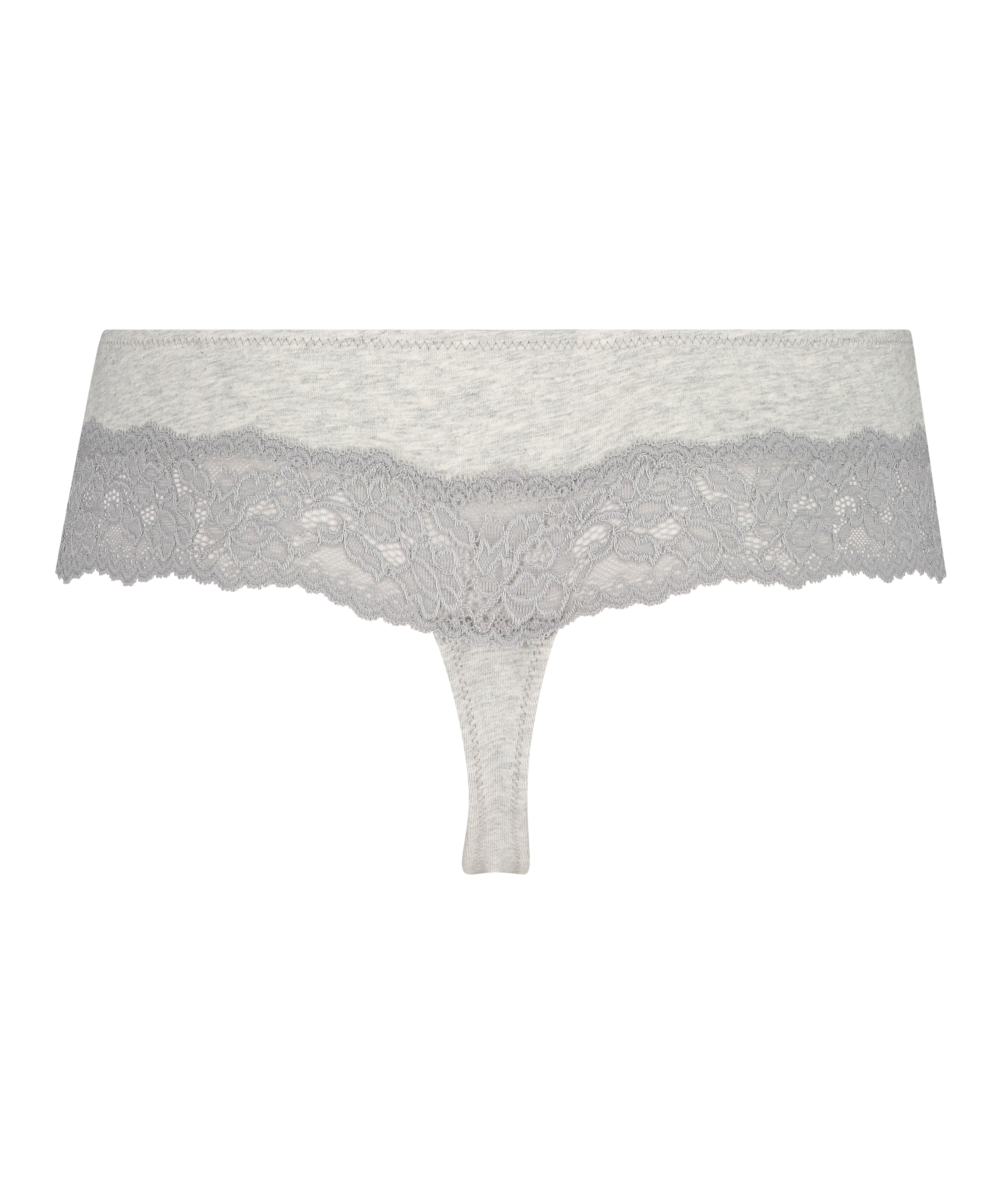 Cotton boxer thong, Gray, main