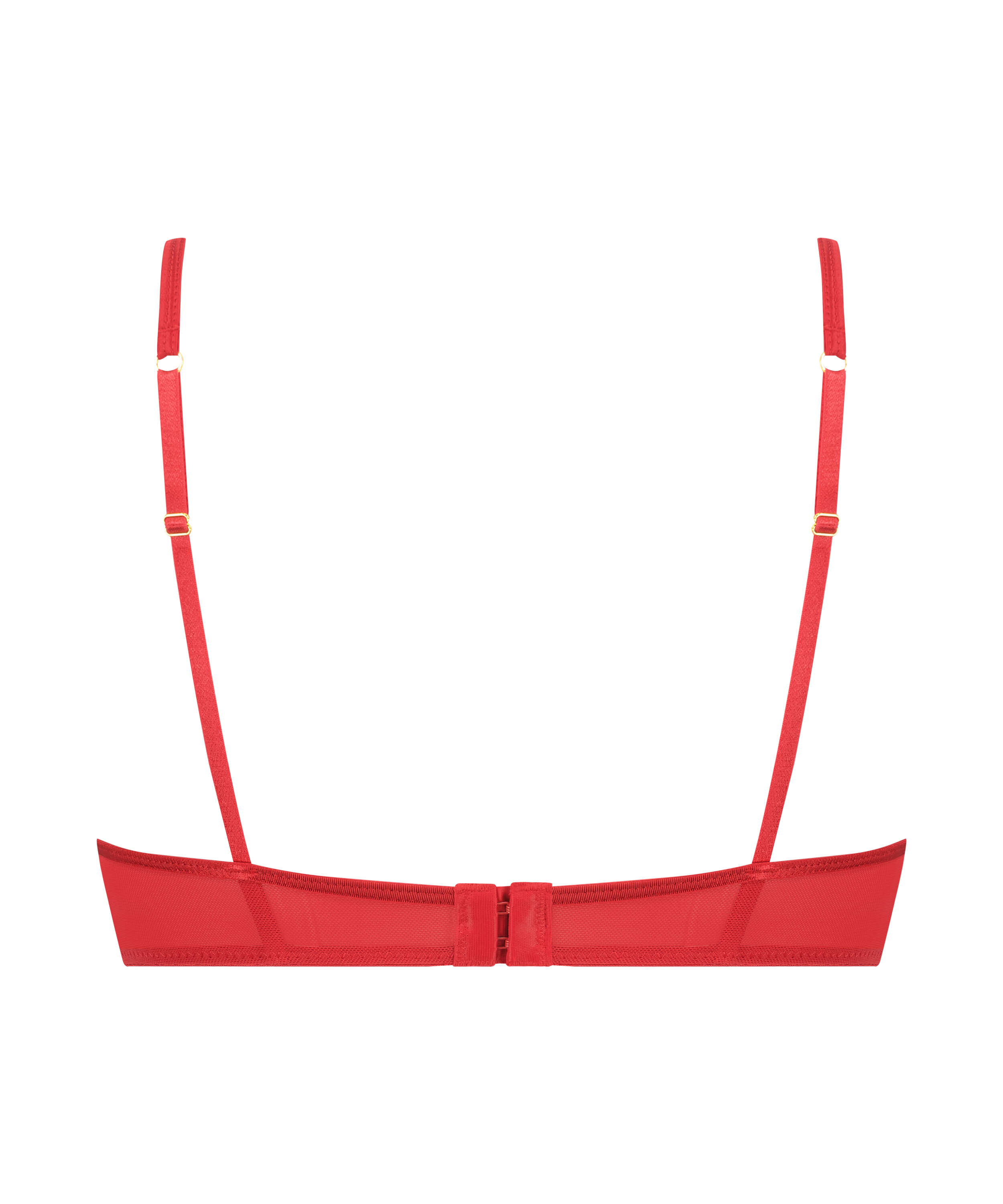 Iggy half padded cup underwired bra, Red, main