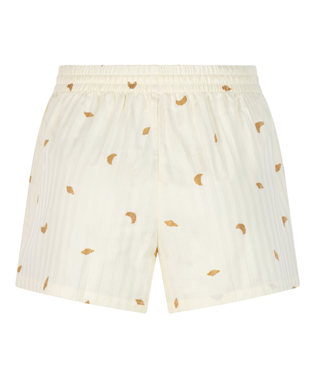 Cotton shorts, Yellow