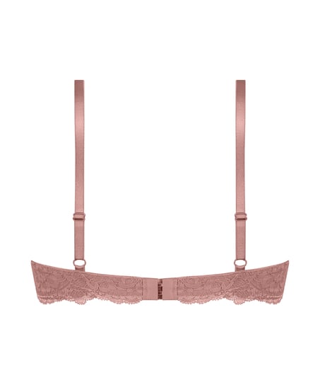 Marine Padded Push-Up Underwired Bra, Pink