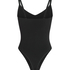 Seamless Enhancing High Leg Body, Black