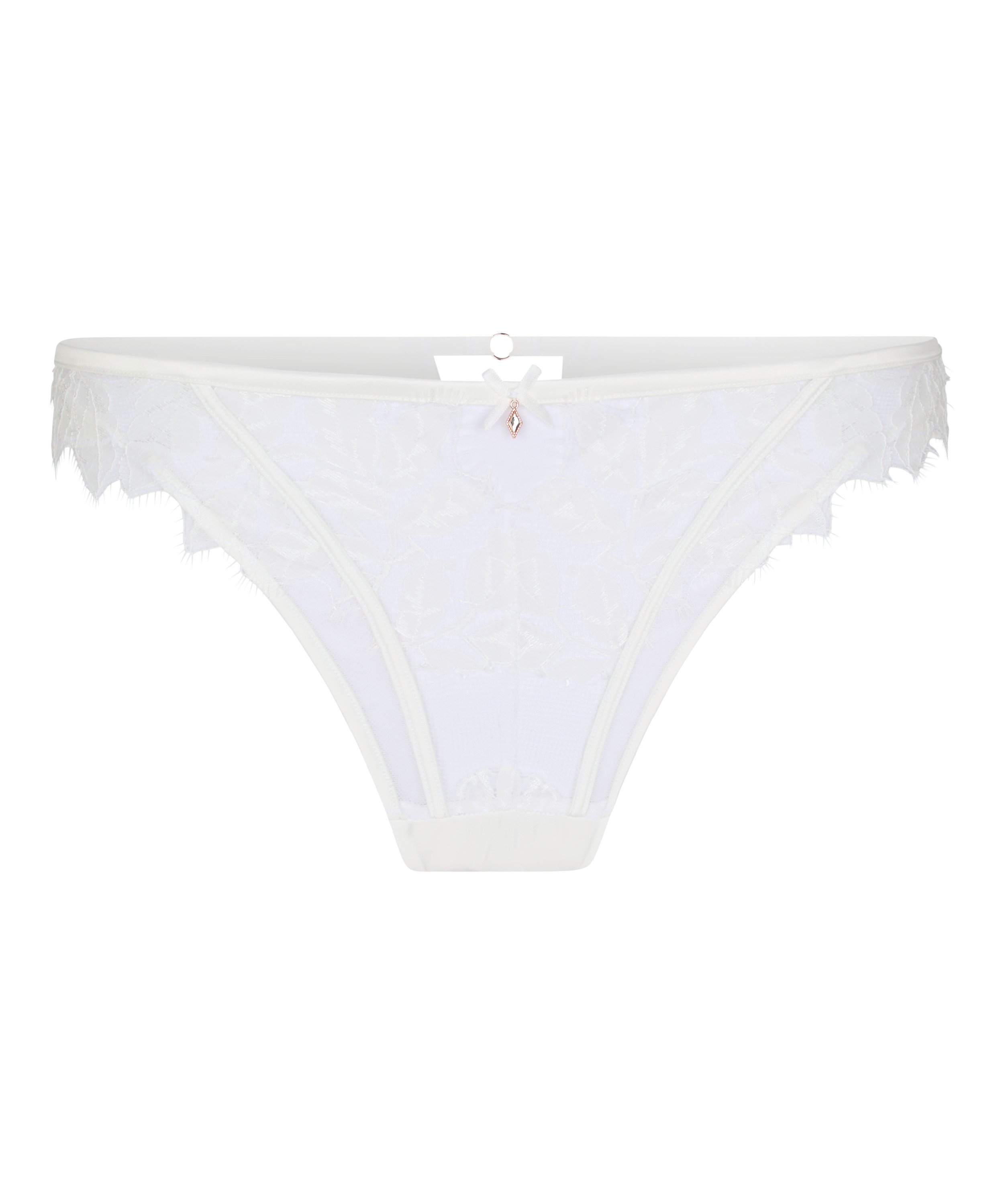 Highleg Thong Millie, White, main