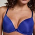 Plunge Padded Underwired Bra, Blue