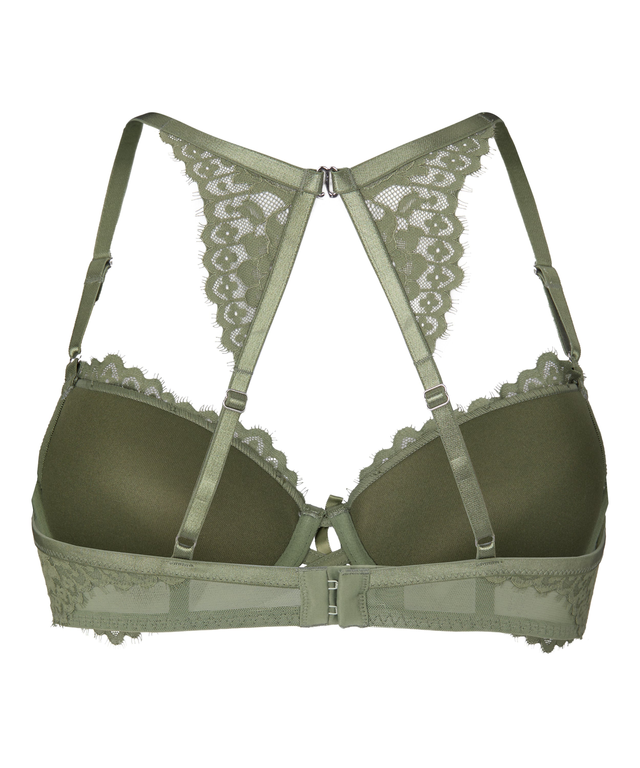 Padded Underwired Bra Valora, Green, main
