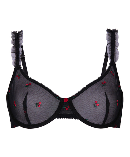 Chelsey Non-Padded Underwired Bra, Black