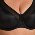 Nina Non-Padded Underwired Minimizer Bra, Black