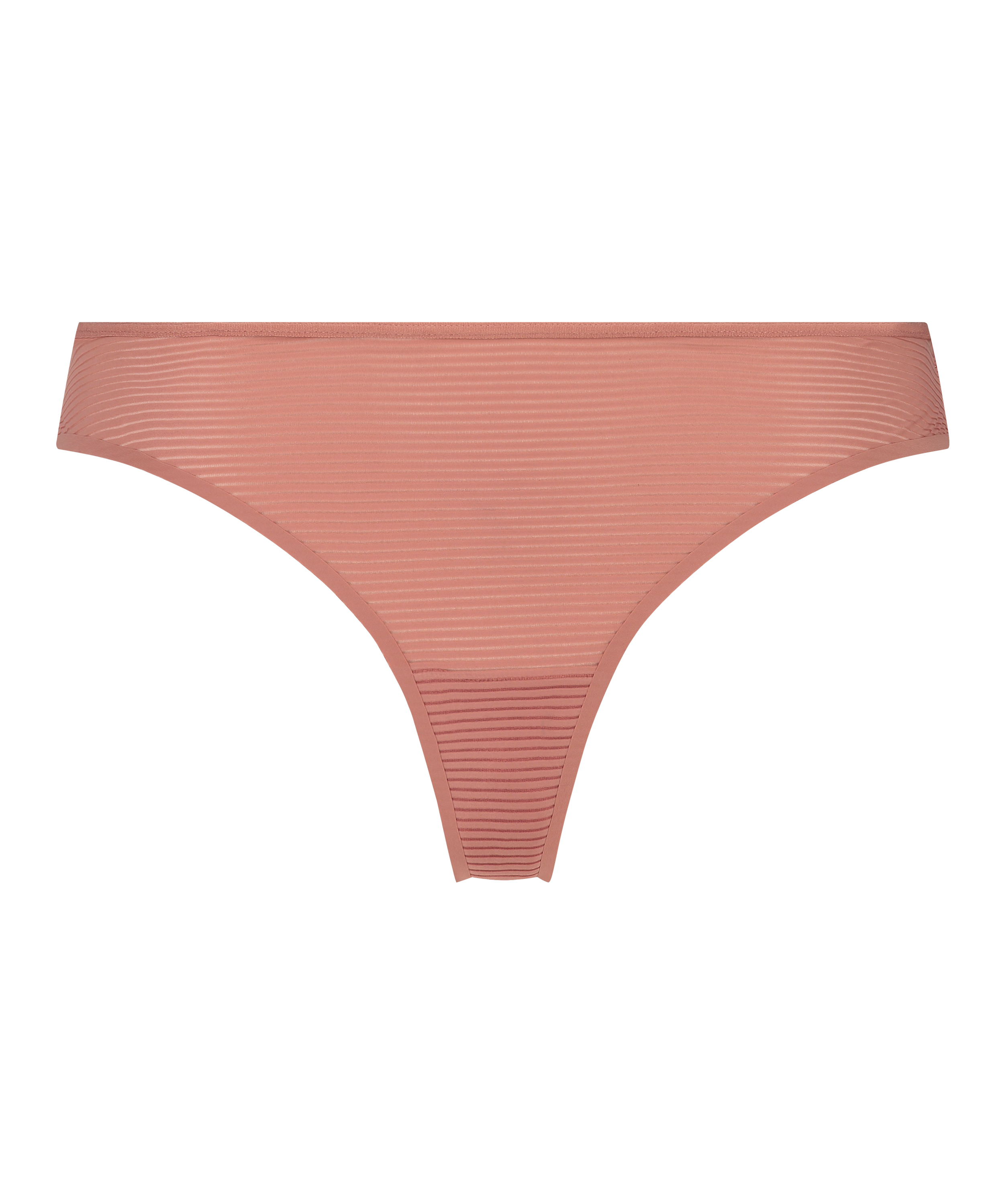 Stripe Invisible Thong, Pink, main