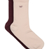 2 Pair Cotton Crew Socks, Pink