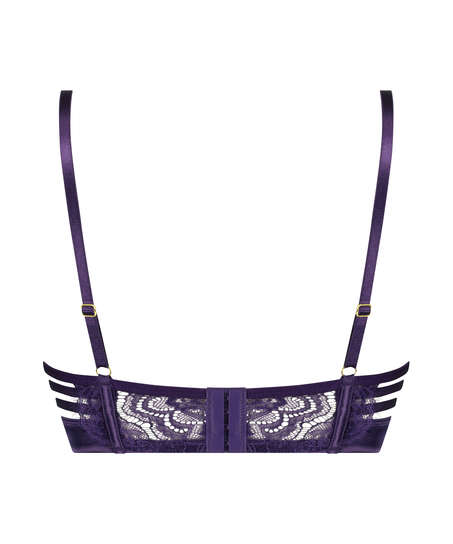 Mitzy non-padded underwired bra, Purple
