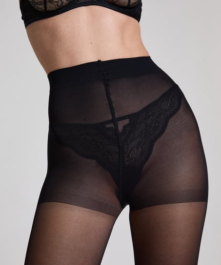 2 pack 30 Denier Tights, Black