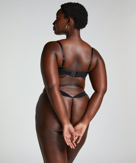 Half-Padded Cup Underwired Bra Belladonna, Black