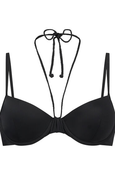 Hunkemöller Luxe padded Underwired Bikini Top Black
