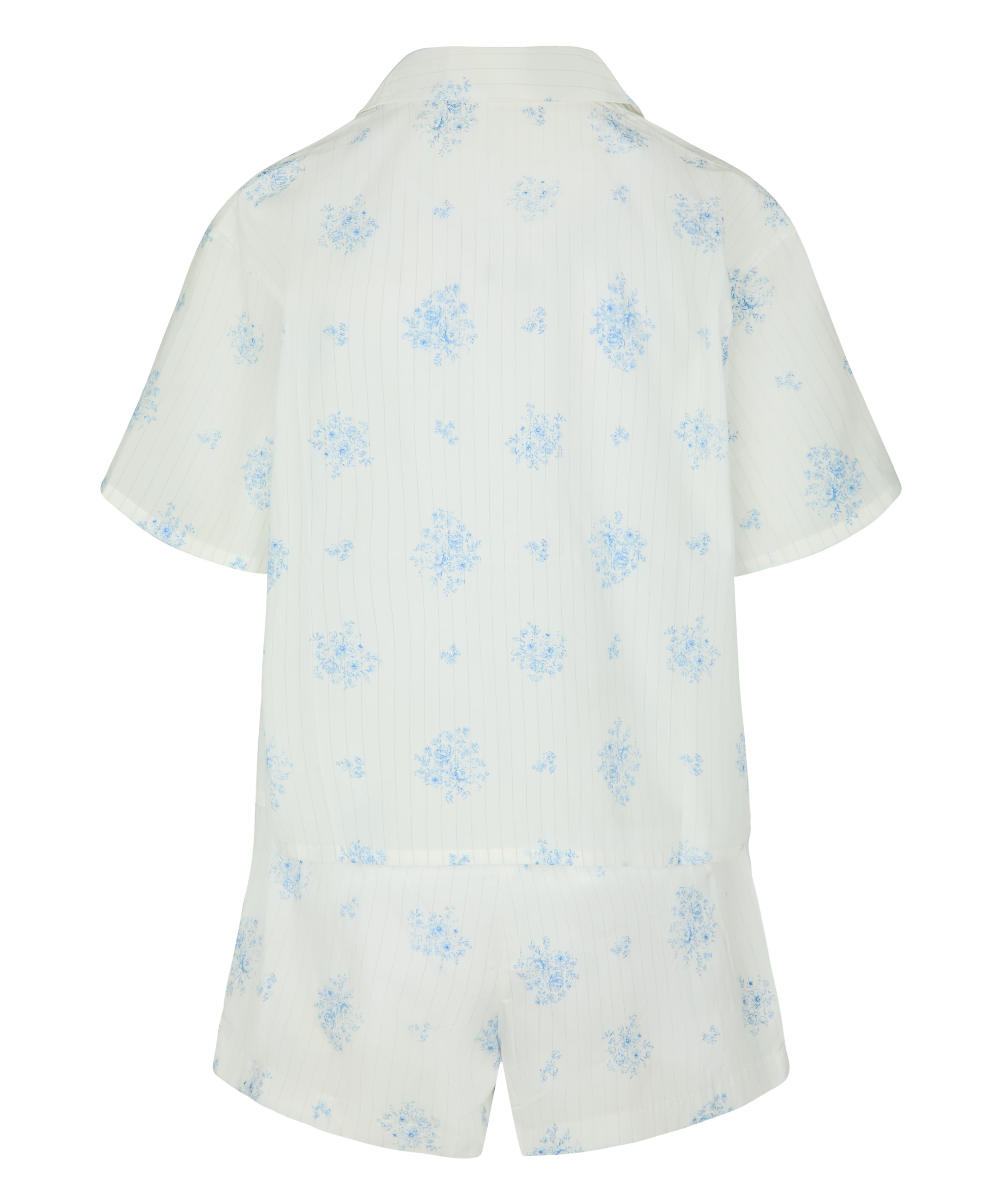 Pyjama Set Woven Print, White, main