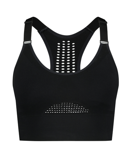 HKMX Sports bra The Comfort Level 1, Black