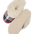 Teddy Mule Slipper, White