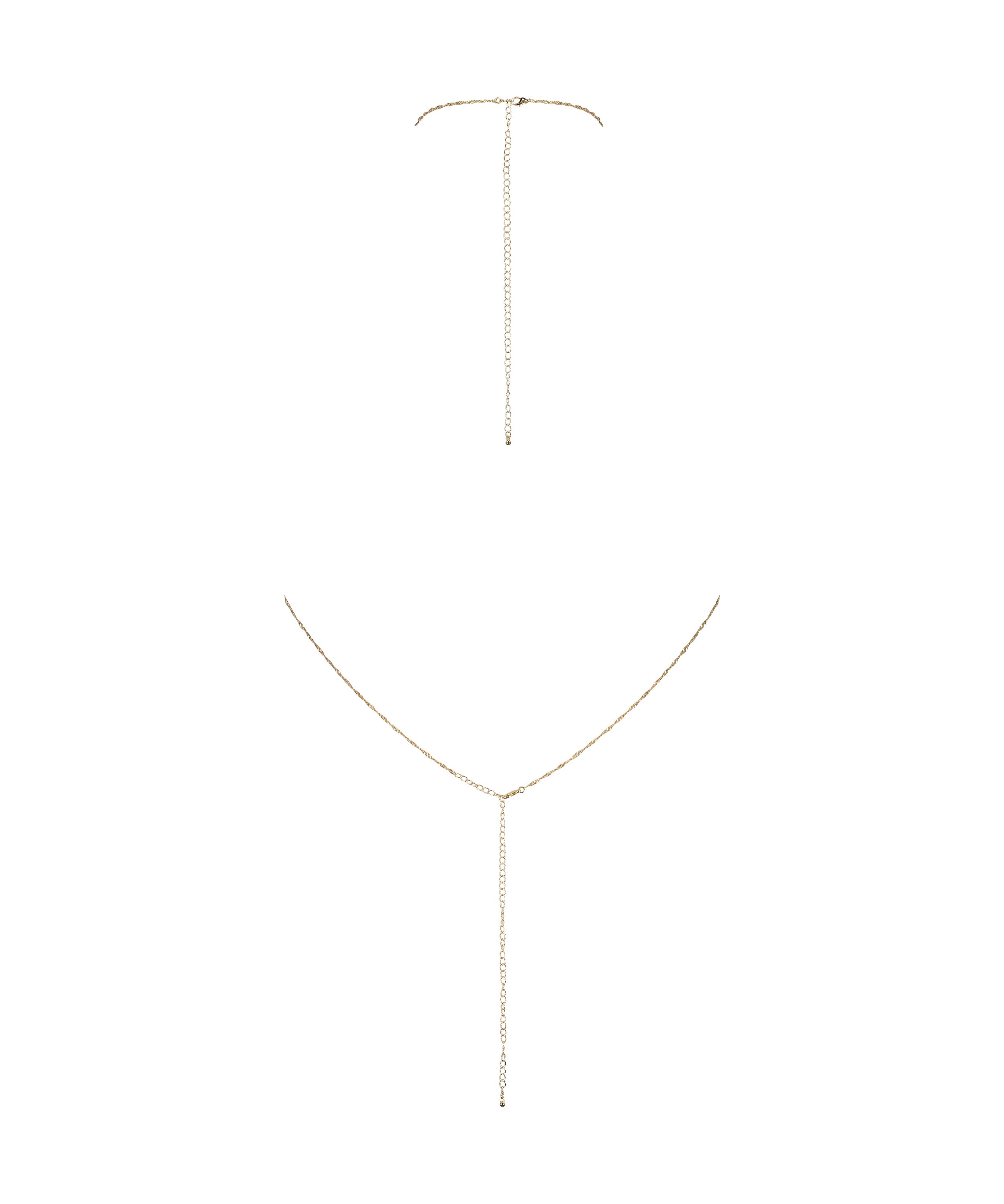 Chain Top Bralette, Yellow, main