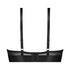 Pleasure Non-Padded Longline Underwired Bra, Black