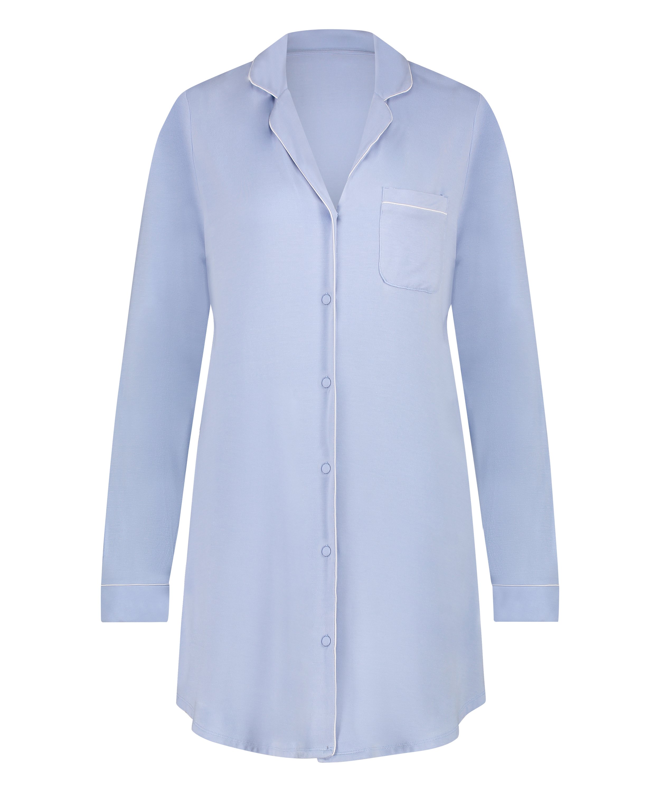 Essential Jersey Shirtdress, Blue, main