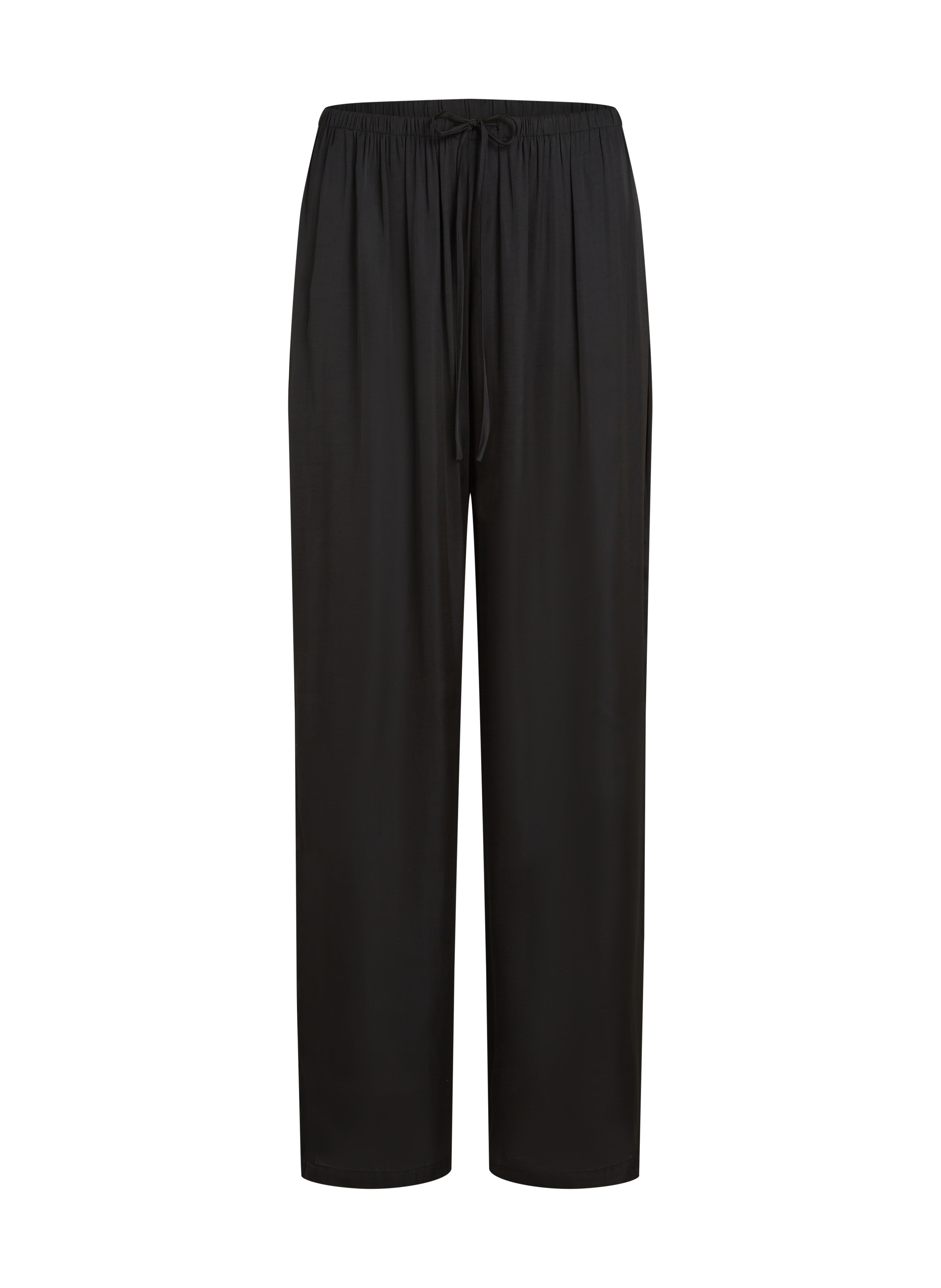 Beach Satin Pant, Black, main