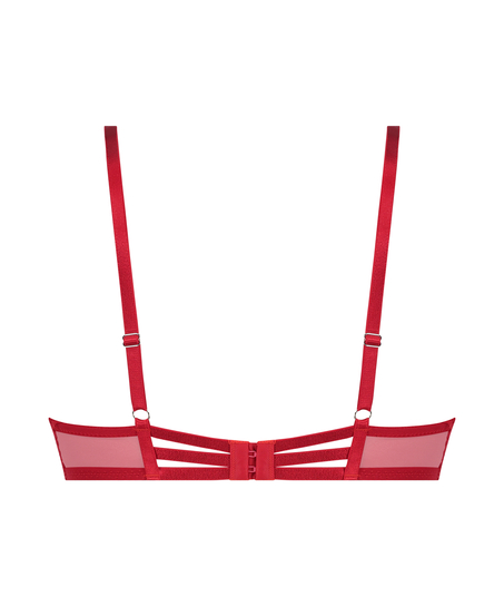 Arabella Padded Underwired Maximiser Bra, Red