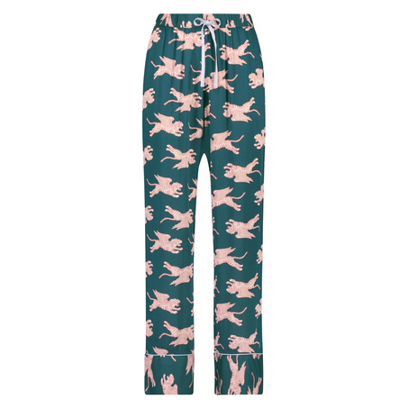 Woven Pyjama Bottoms, Blue