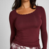 Longsleeved Jersey Pyjama Top, Purple