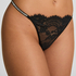 Odette Highleg Thong, Black