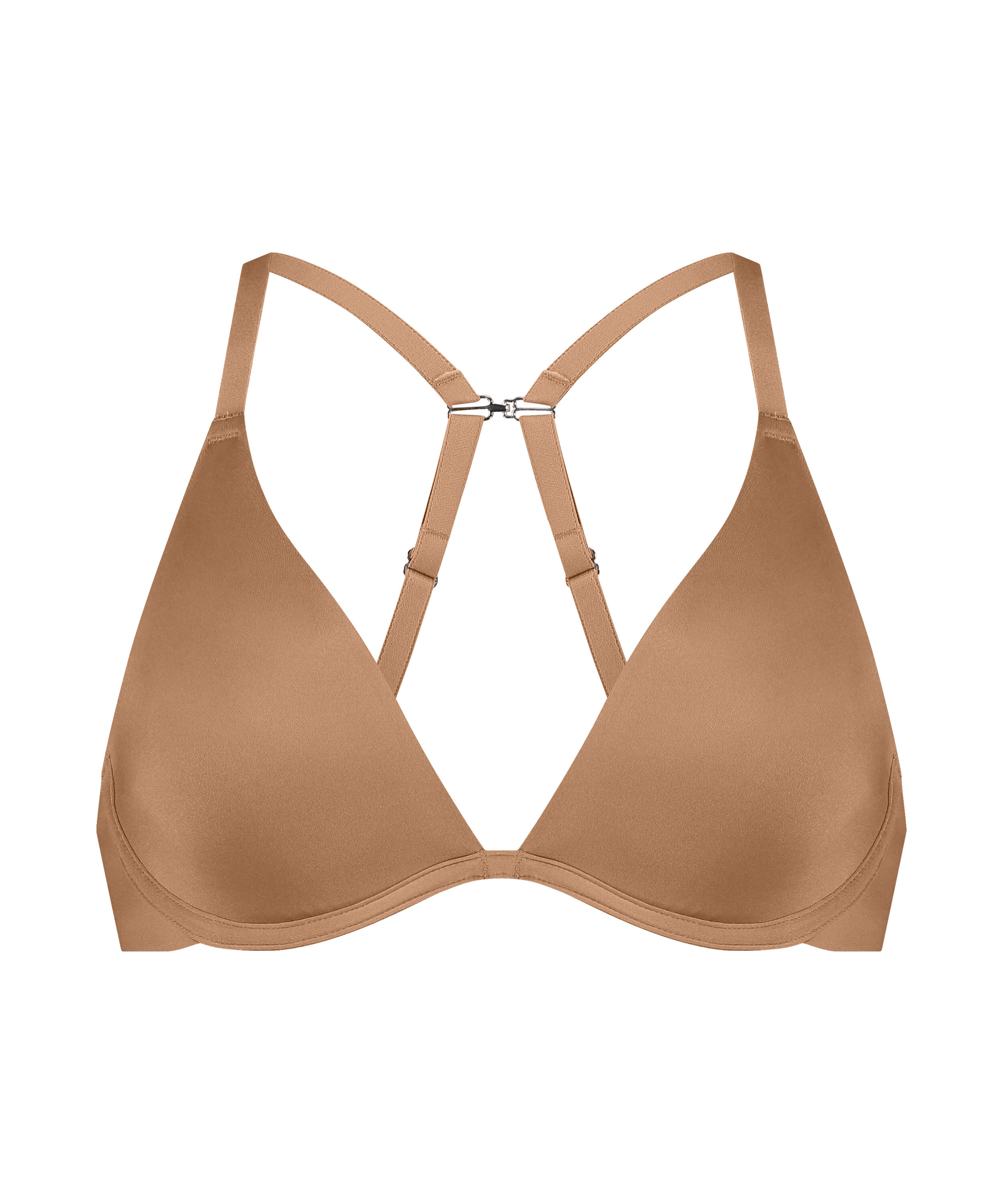 Smooth Non-Padded Underwired Bra, Brown
