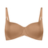 Smooth Padded Underwired Bra, Brown