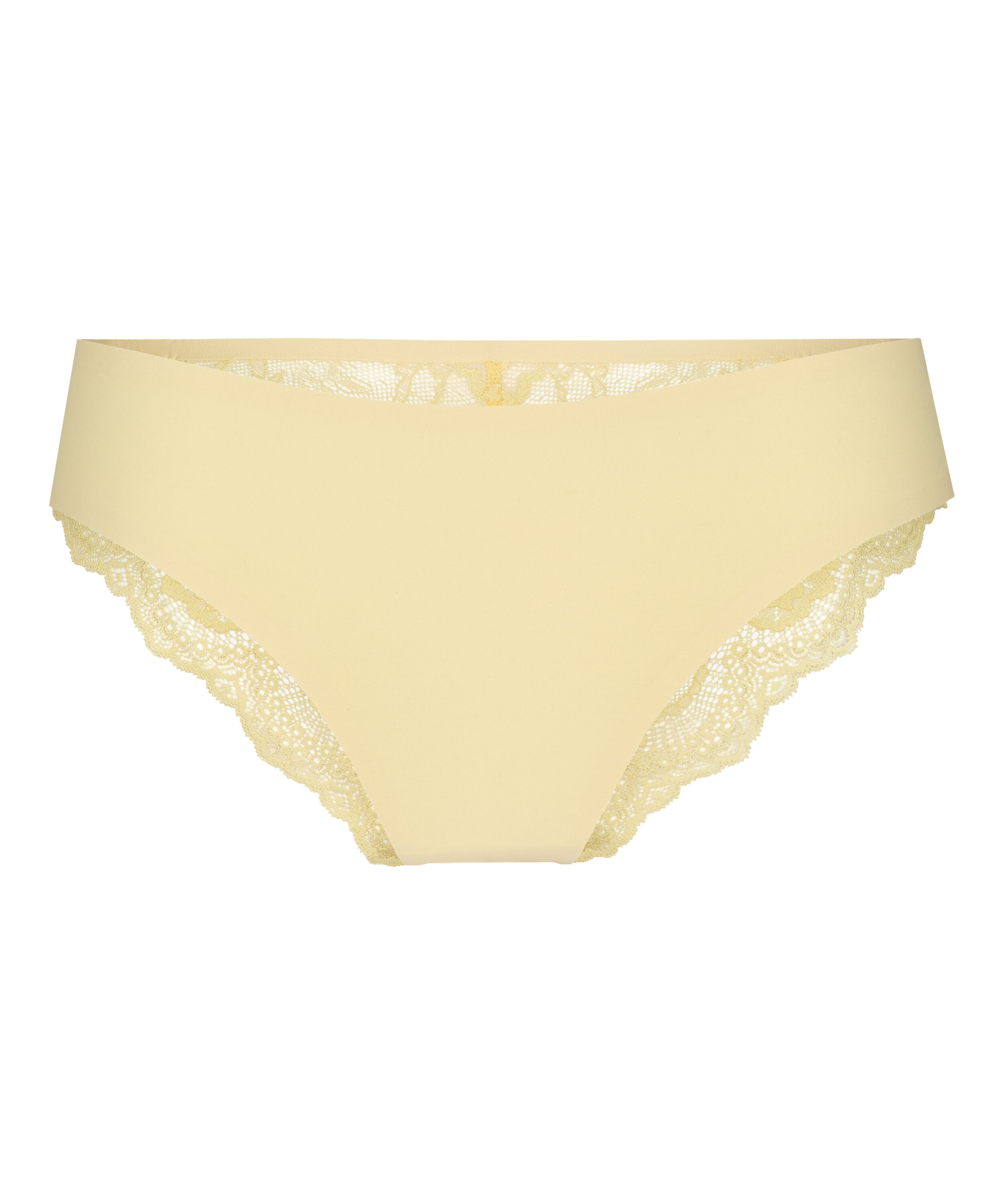 Invisible Lace Back Brazilian, Yellow