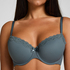 Lola Padded Underwired Bra, Blue