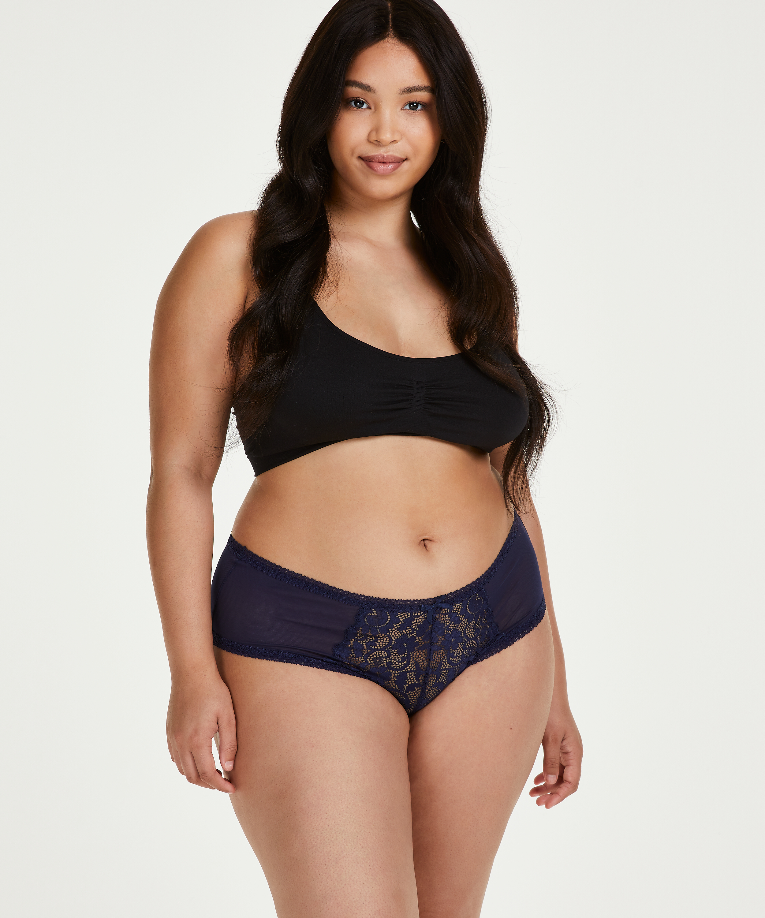 Franzi V-shaped Brazilian Curvy, Blue, main